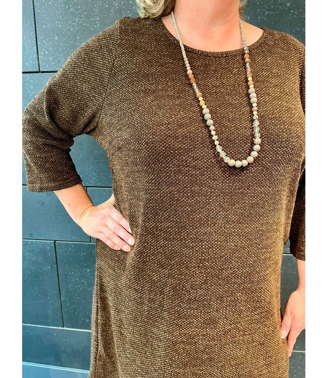 Only Carmakoma Martha Dress Dark Earth