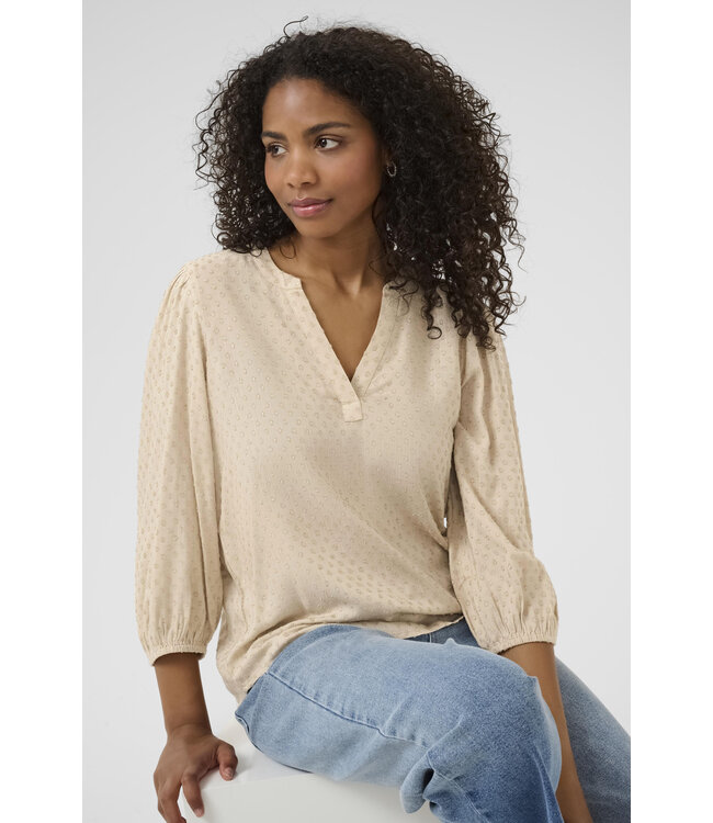 Kaffe Annika Blouse Feather Gray