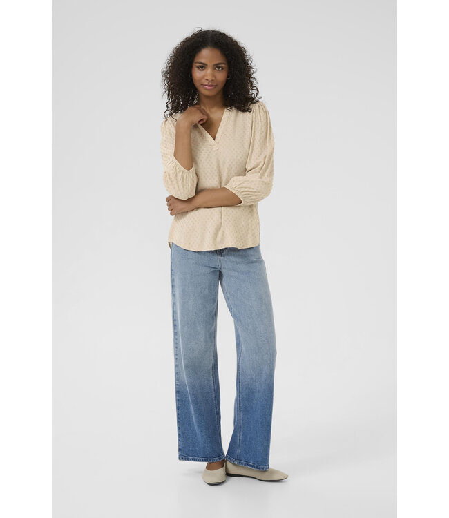 Kaffe Annika Blouse Feather Gray