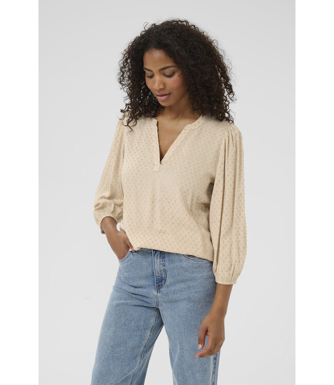 Kaffe Annika Blouse Feather Gray