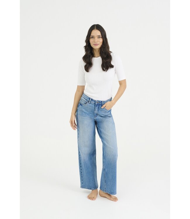 Kaffe Meadow Regular Fit Jeans Vintage Blue