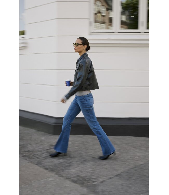 Kaffe Forest Flare Fit Jeans Medium Blue