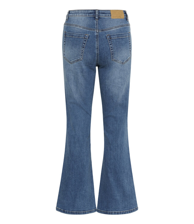 Kaffe Forest Flare Fit Jeans Medium Blue
