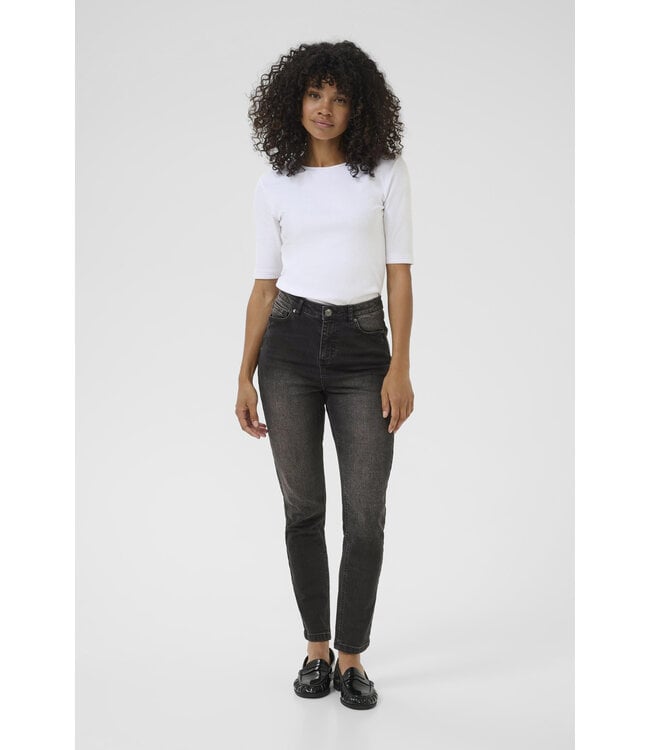 Kaffe Willow Slim Fit Jeans Dark Grey Wash