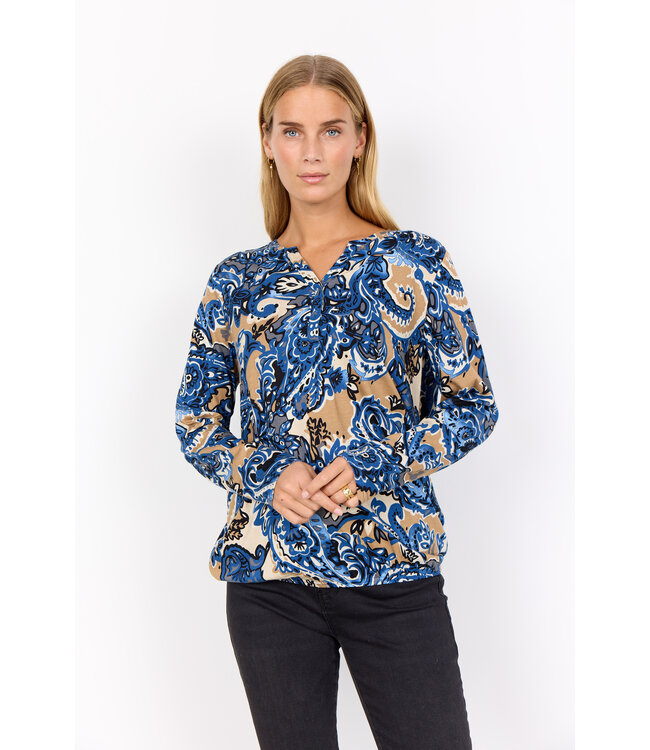 Soya Concept Felicity Top Paisley Estate Blue