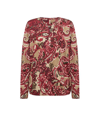 Soya Concept Soya Concept Felicity Top Paisley Red Combi