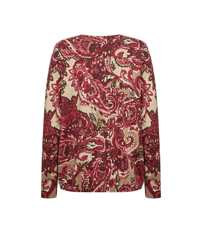 Soya Concept Felicity Top Paisley Red Combi