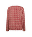 Soya Concept Felicity Top Pattern Red Combi