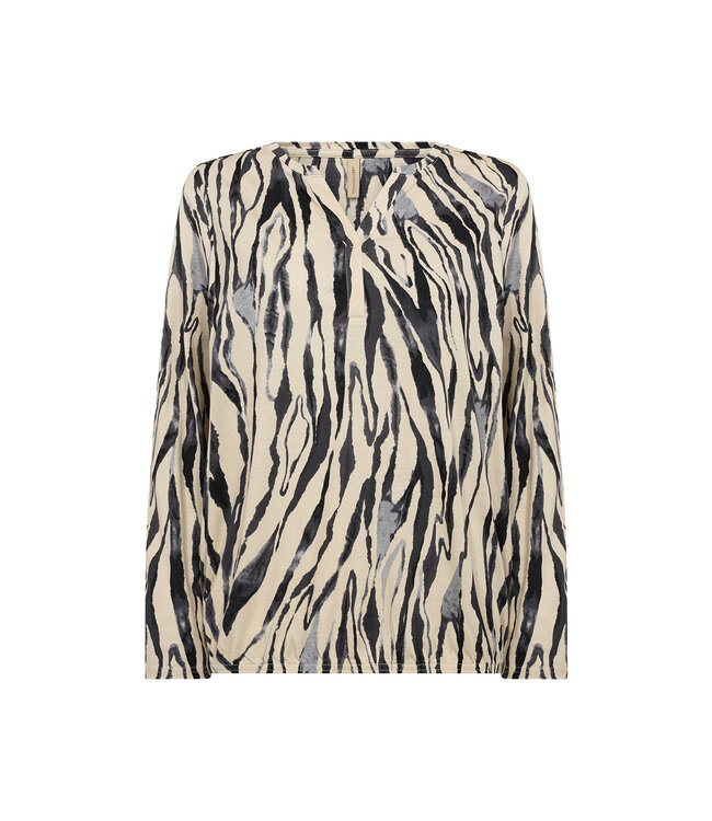 Soya Concept Felicity Top Abstract Grey