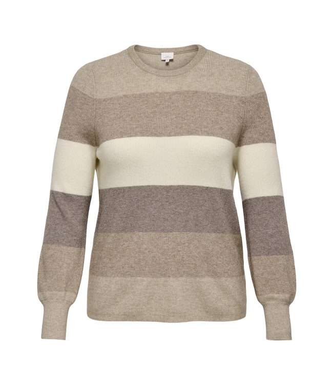 Only Carmakoma Daria Stripe Pullover