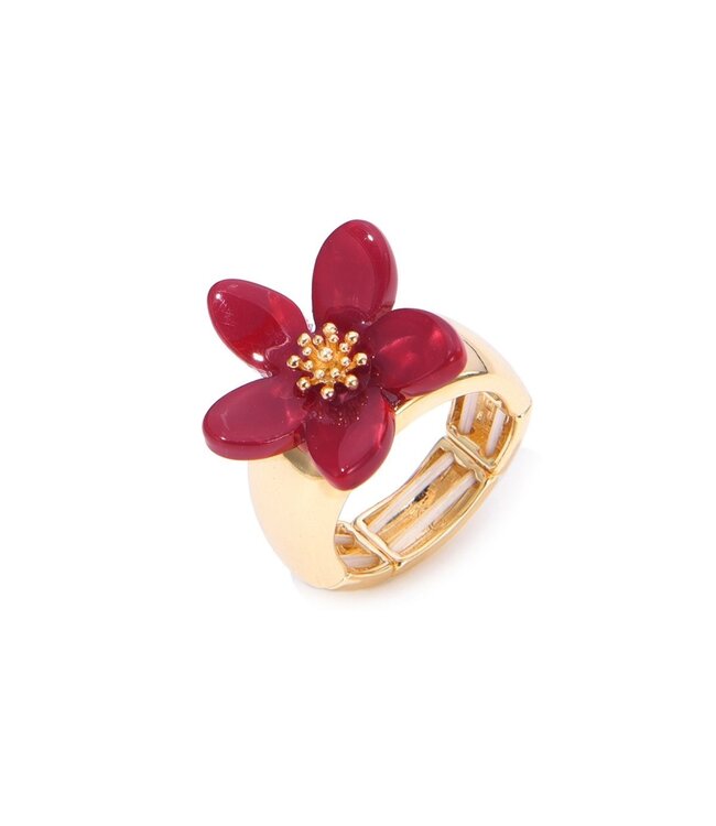 Ring Flower Red