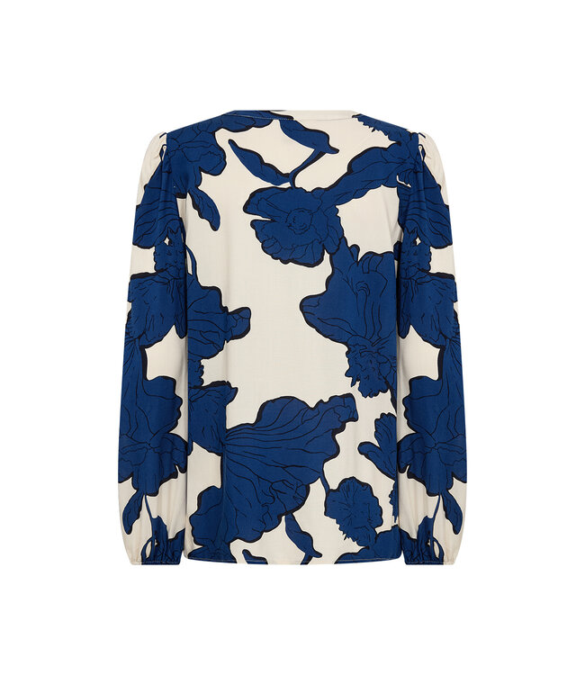 Soya Concept Vigdis Blouse Estate Blue Combi