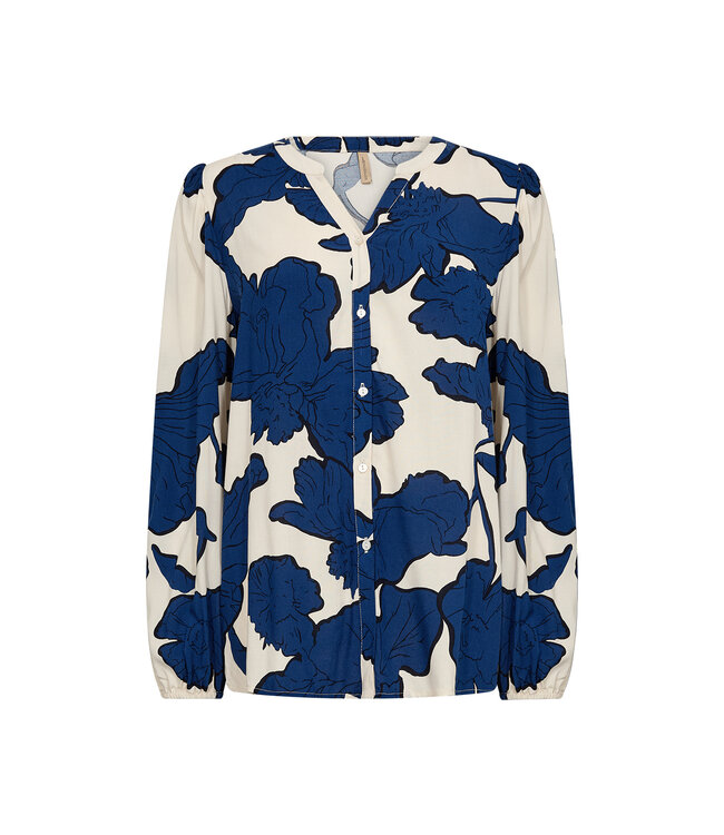Soya Concept Vigdis Blouse Estate Blue Combi