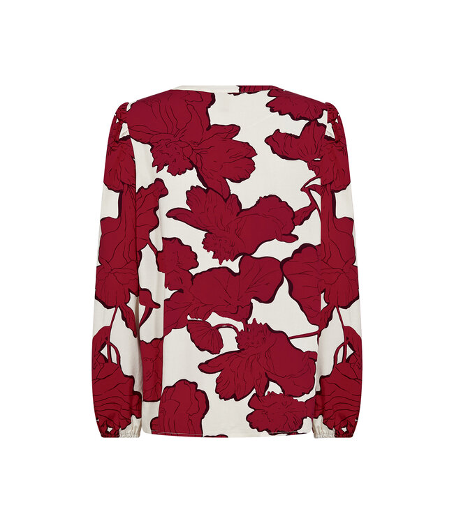 Soya Concept Vigdis Blouse Red Combi