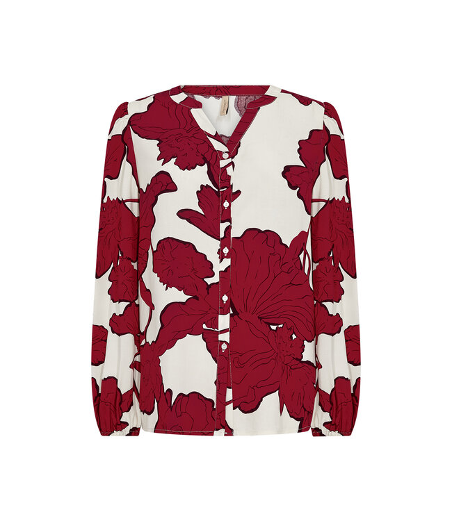 Soya Concept Vigdis Blouse Red Combi