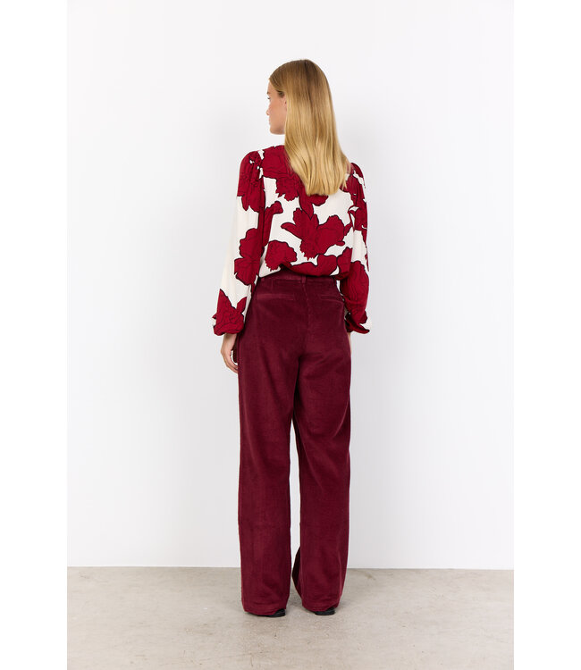 Soya Concept Vigdis Blouse Red Combi