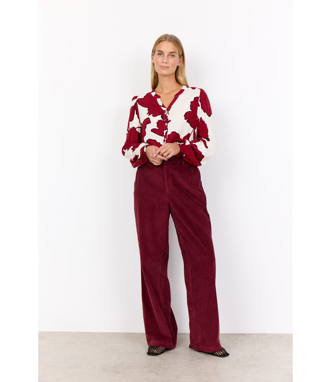 Soya Concept Vigdis Blouse Red Combi