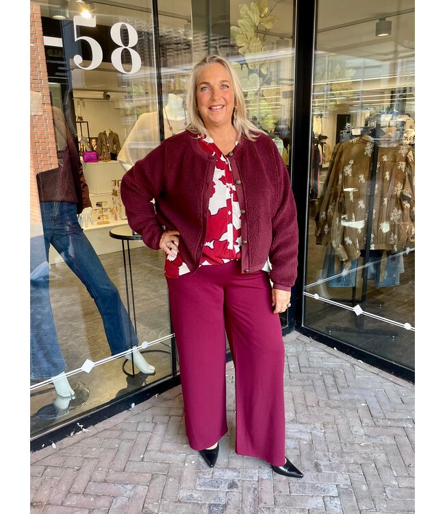 Soya Concept Vigdis Blouse Red Combi