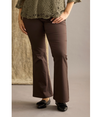Zhenzi Zhenzi Flare Pants Chocolate