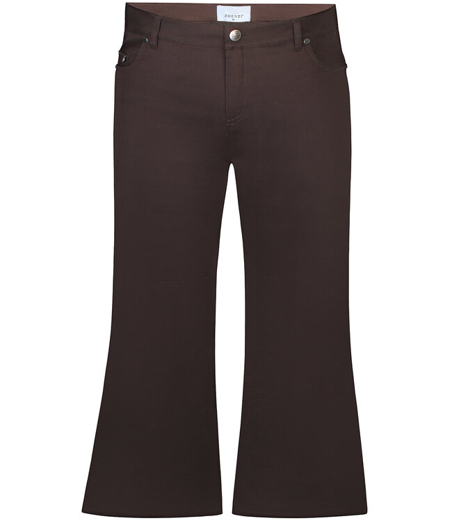 Zhenzi Flare Pants Chocolate