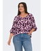 Only Carmakoma Tyla Blouse Mauve Wine