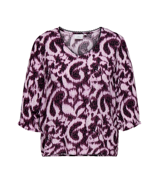 Only Carmakoma Only Carmakoma Tyla Blouse Mauve Wine