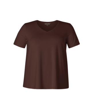Base Level Curvy Base Level Curvy Alba T-shirt Brown