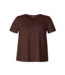 Base Level Curvy Alba T-shirt Brown