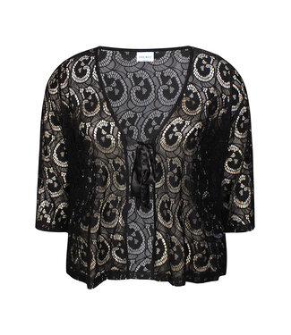 Zhenzi Zhenzi Sevy Lace Cardigan Black