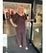 Base Level Curvy Alba T-shirt Brown
