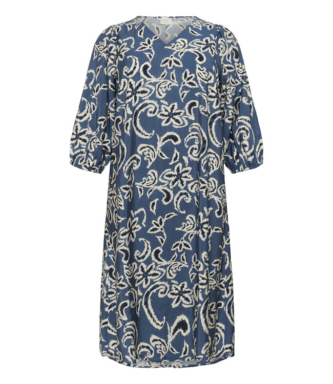 Kaffe Curve Mahlia Dress Bering Sea