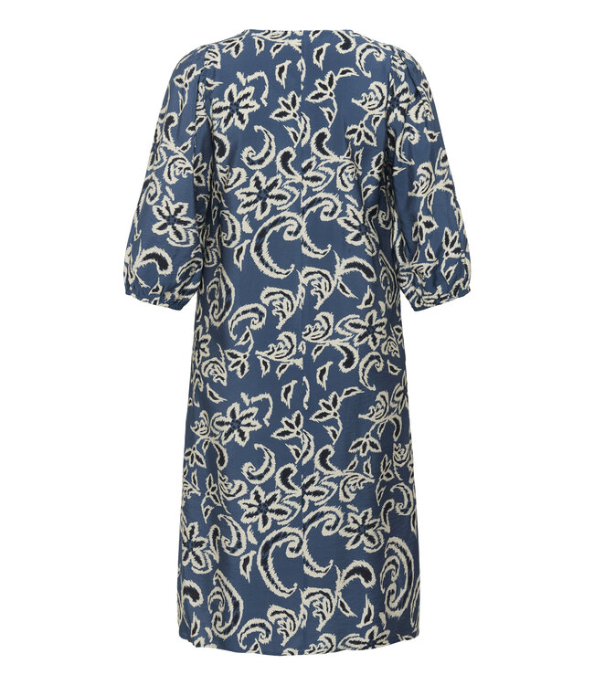 Kaffe Curve Mahlia Dress Bering Sea