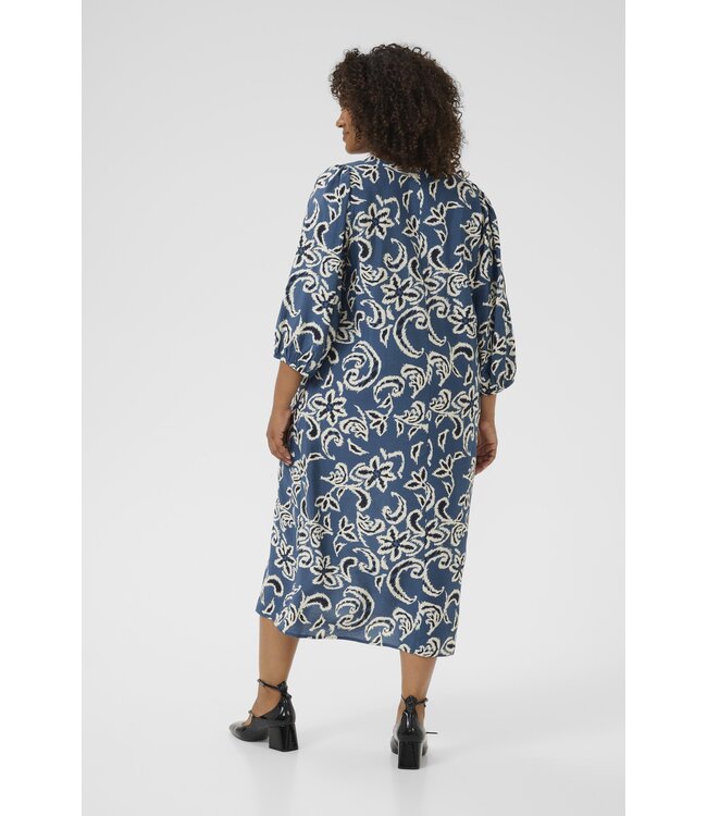 Kaffe Curve Mahlia Dress Bering Sea