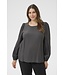 Kaffe Curve Viva Blouse Black Oyster