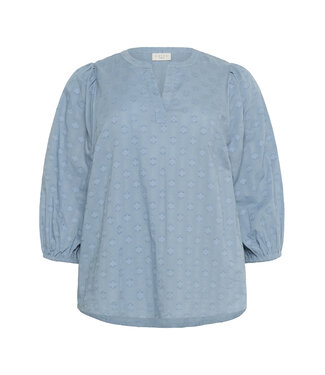 Kaffe Curve Kaffe Curve Loulou Blouse Windward Blue