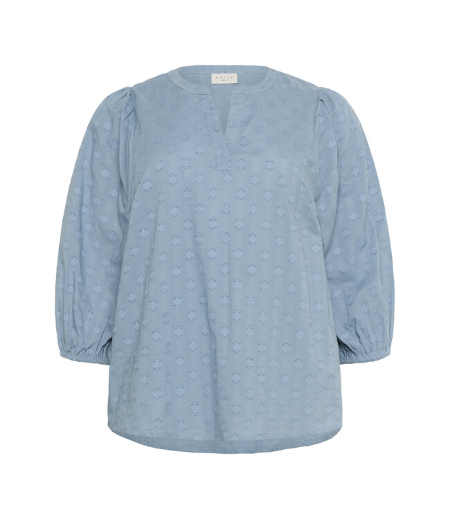 Kaffe Curve Loulou Blouse Windward Blue