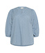 Kaffe Curve Loulou Blouse Windward Blue