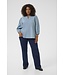 Kaffe Curve Loulou Blouse Windward Blue