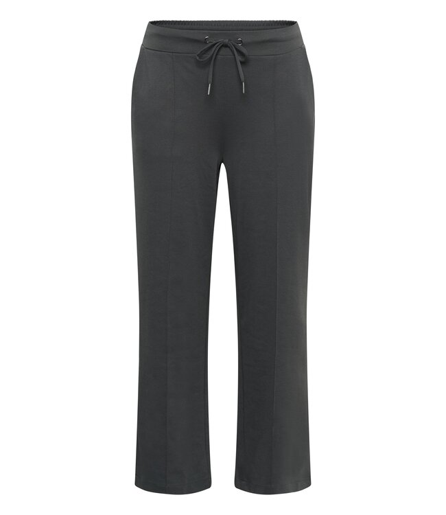 Kaffe Curve Jenna Straight Pants Black Oyster