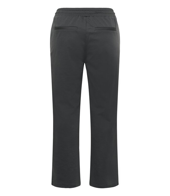 Kaffe Curve Jenna Straight Pants Black Oyster