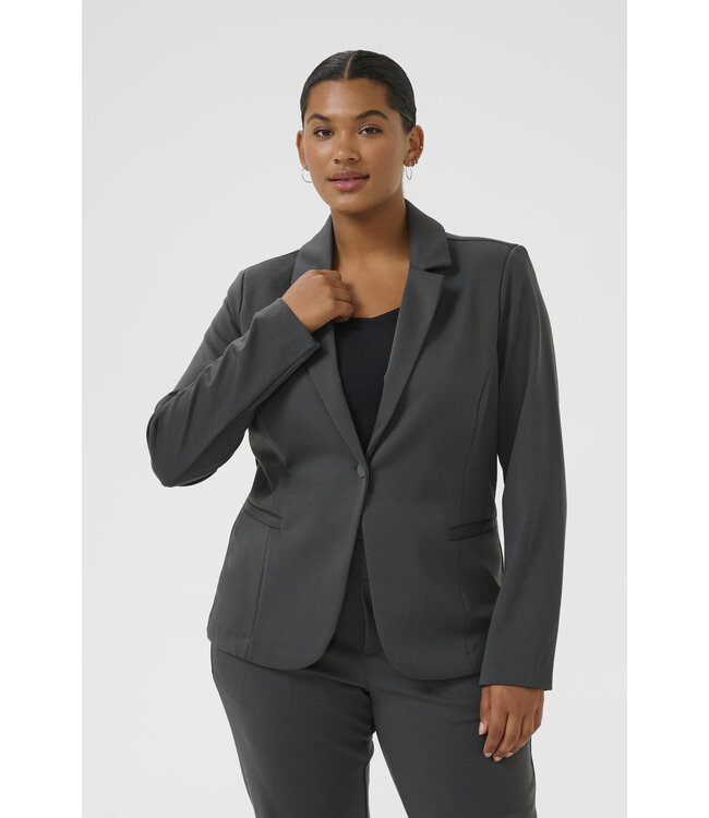 Kaffe Curve Jenna Blazer Black Oyster
