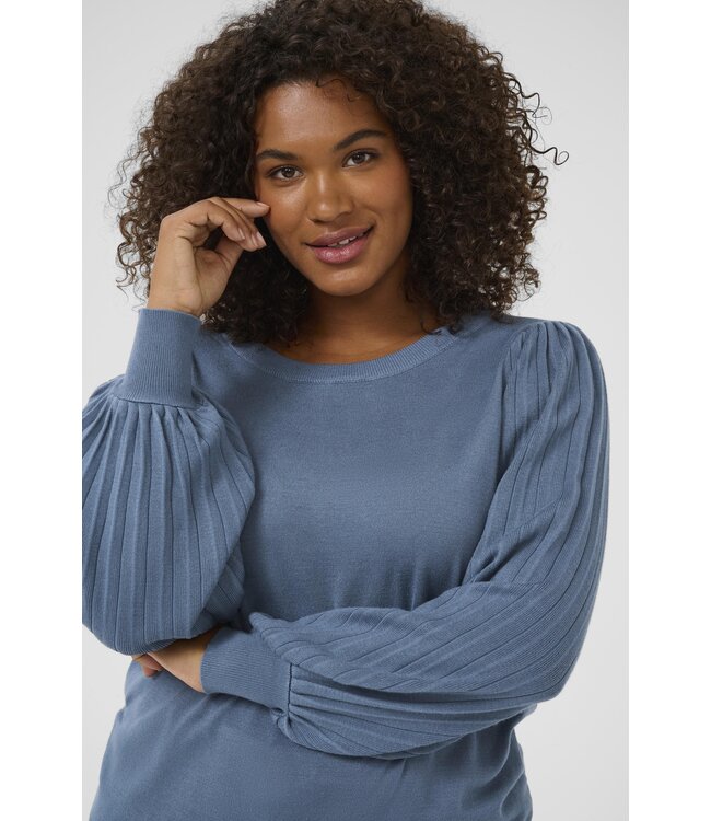 Kaffe Curve Loni Pullover Bering Sea