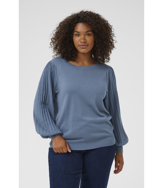Kaffe Curve Loni Pullover Bering Sea
