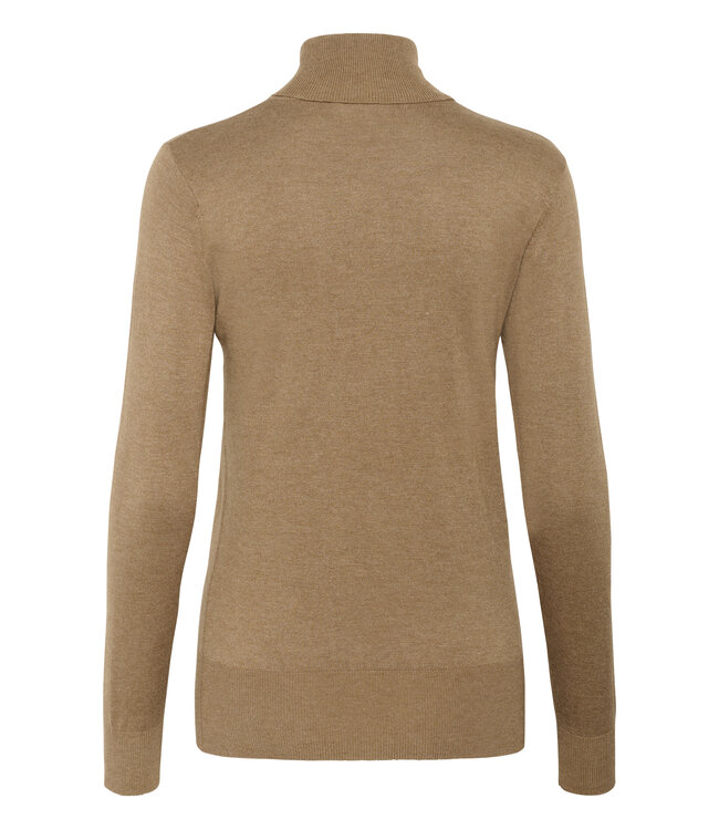 Kaffe Astrid Rollneck Pullover Toasted Coconut