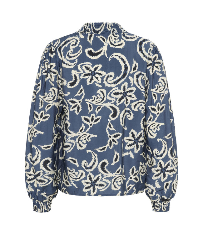 Kaffe Dahlia Blouse Bering Sea