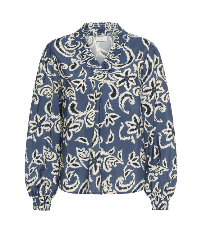 Kaffe Dahlia Blouse Bering Sea
