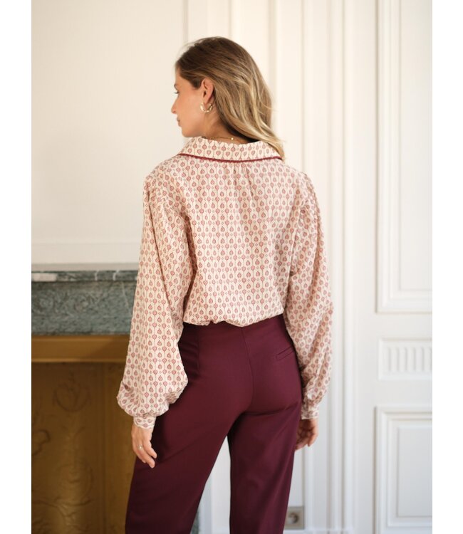 Ruby Blouse Bordeaux