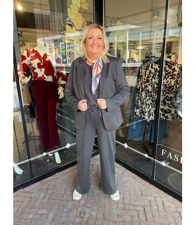 Kaffe Curve Jenna Blazer Black Oyster