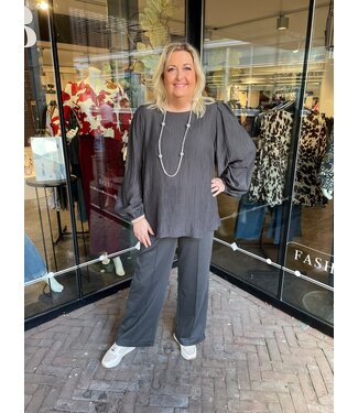 Kaffe Curve Kaffe Curve Viva Blouse Black Oyster