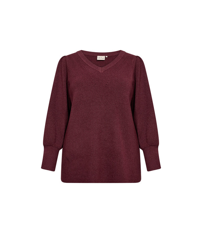 Wasabi Concept Nanine Pullover Dark Red